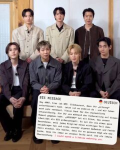 BTS Decoding Arirang - Deutsche Übersetzung