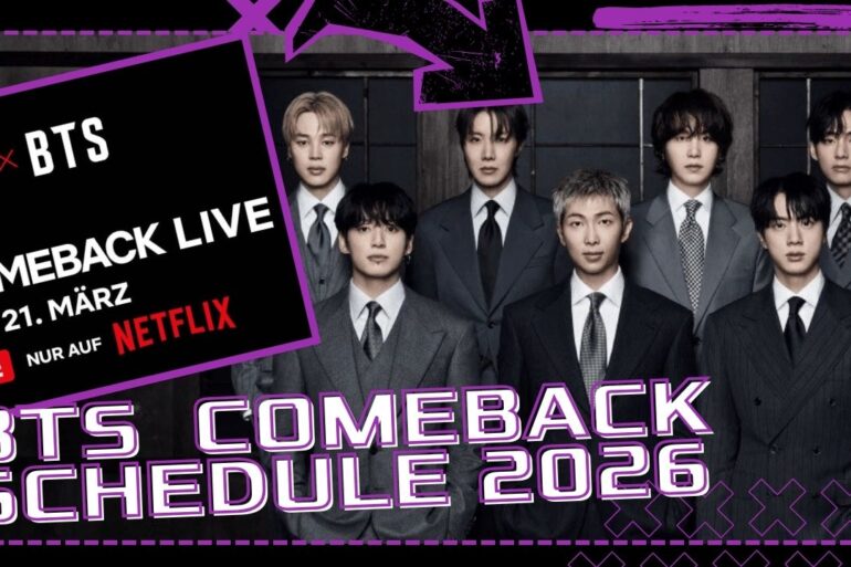 BTS Comeback 2026 - Eine Übersicht zu allen Events rund um das Comeback