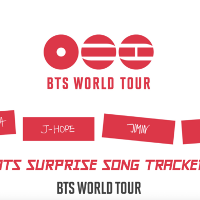 BTS Surprise Song Tracker of ARIRANG World Tour 2026