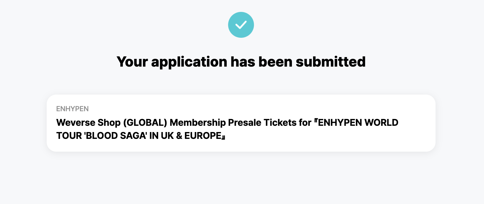 Enhypen Presale Informationen für Berlin 2027