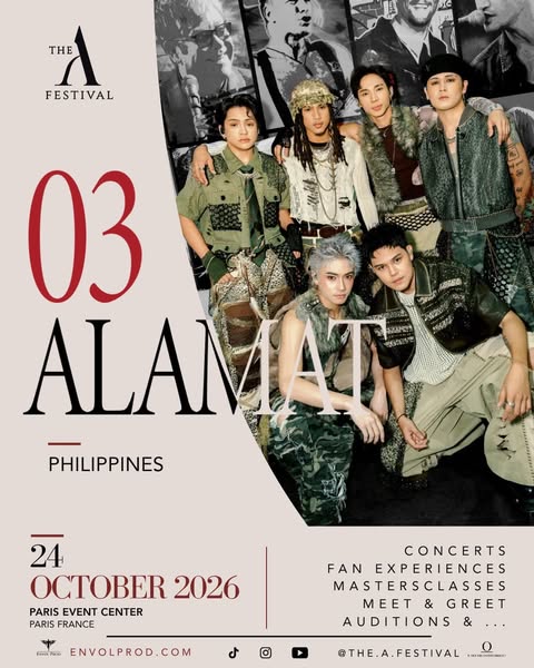 The A Festival in Paris - Alle Infos zu Alamat
